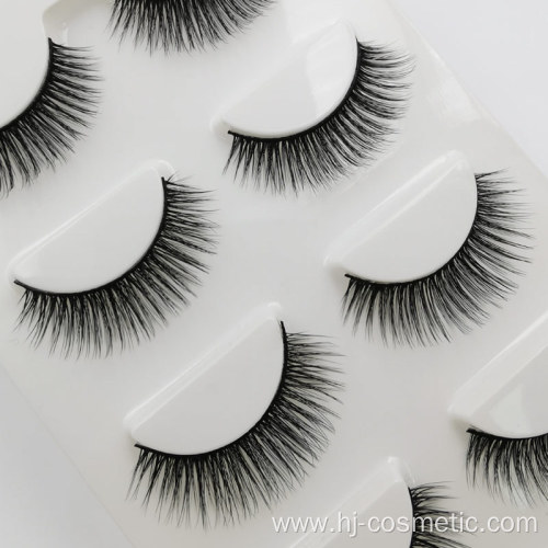 Wholesale top quality private label 3D mink false eyelashes with custom eyelash packaging